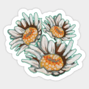 Daisy flower pattern minimal Sticker